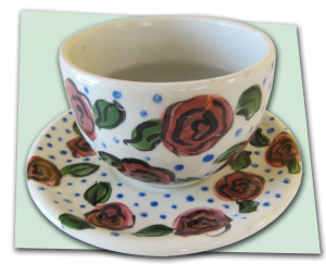 ComingUpRosesCup&Saucer