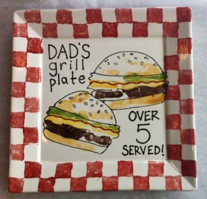 FathersDayGrill Plate